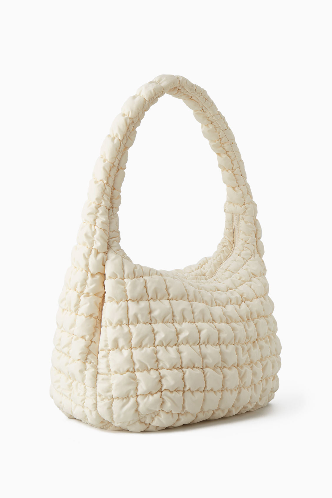 Oversized quilted crossbody bag