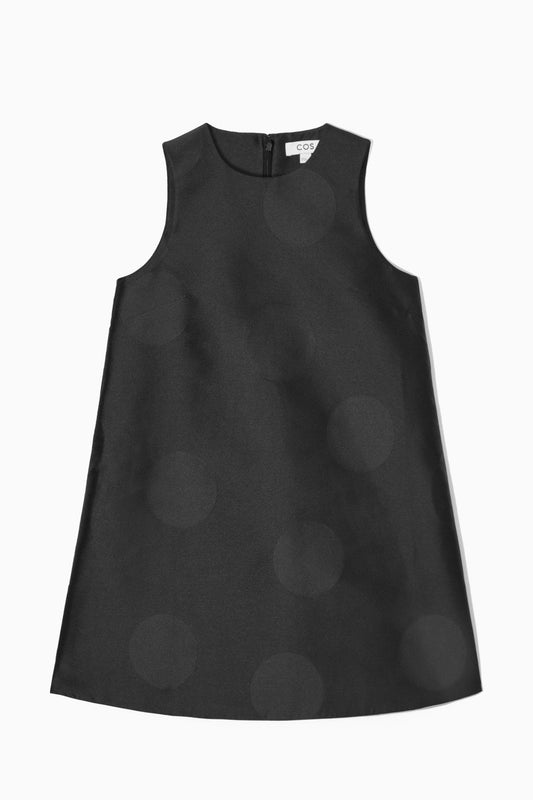Polka-dot A-line dress