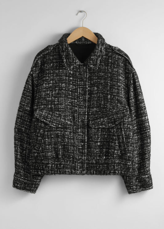 Boxy tweed jacket