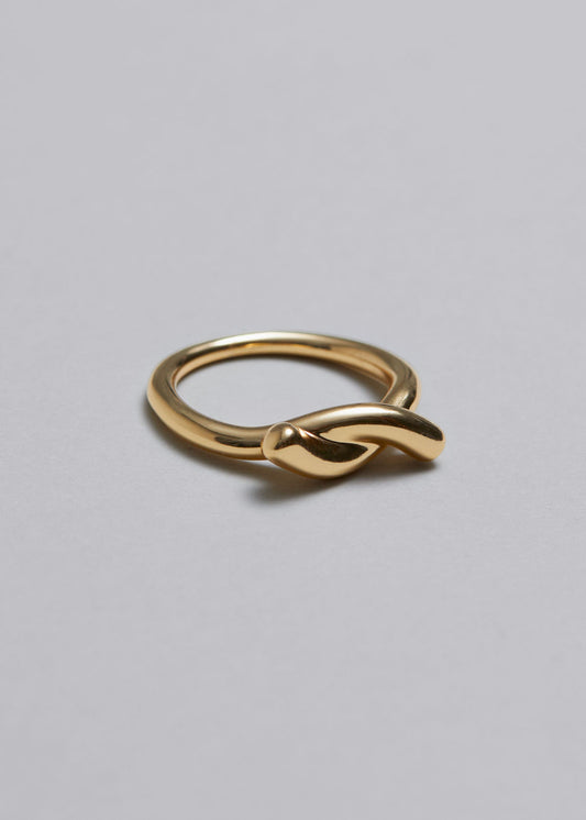 Wrapped gold ring