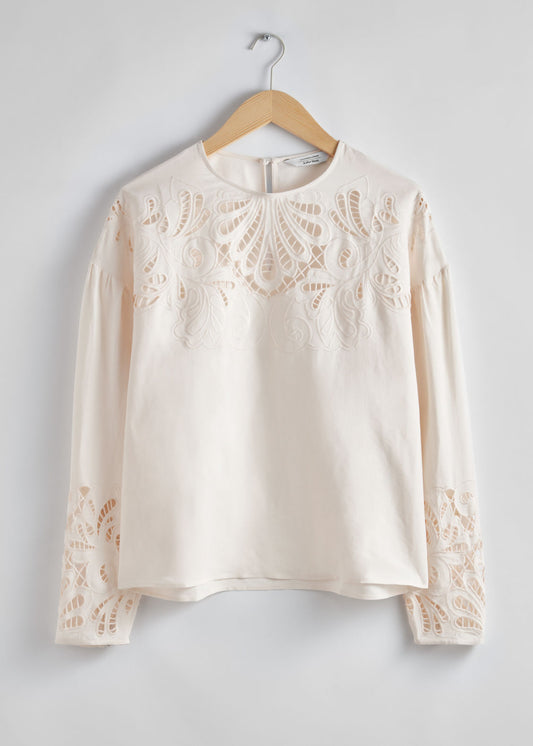 Broderie Anglaise blouse