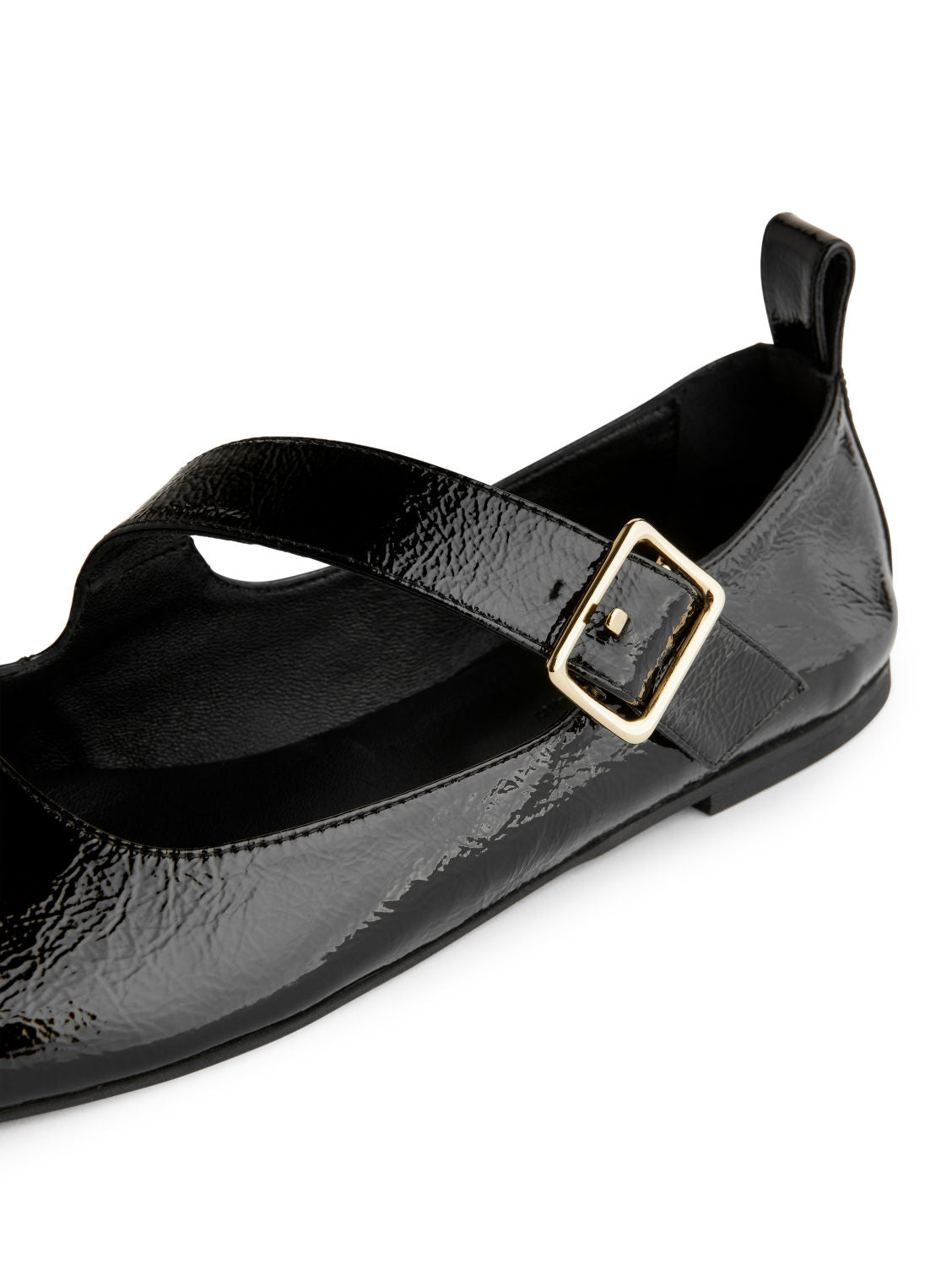 Mary Jane leather ballet flats