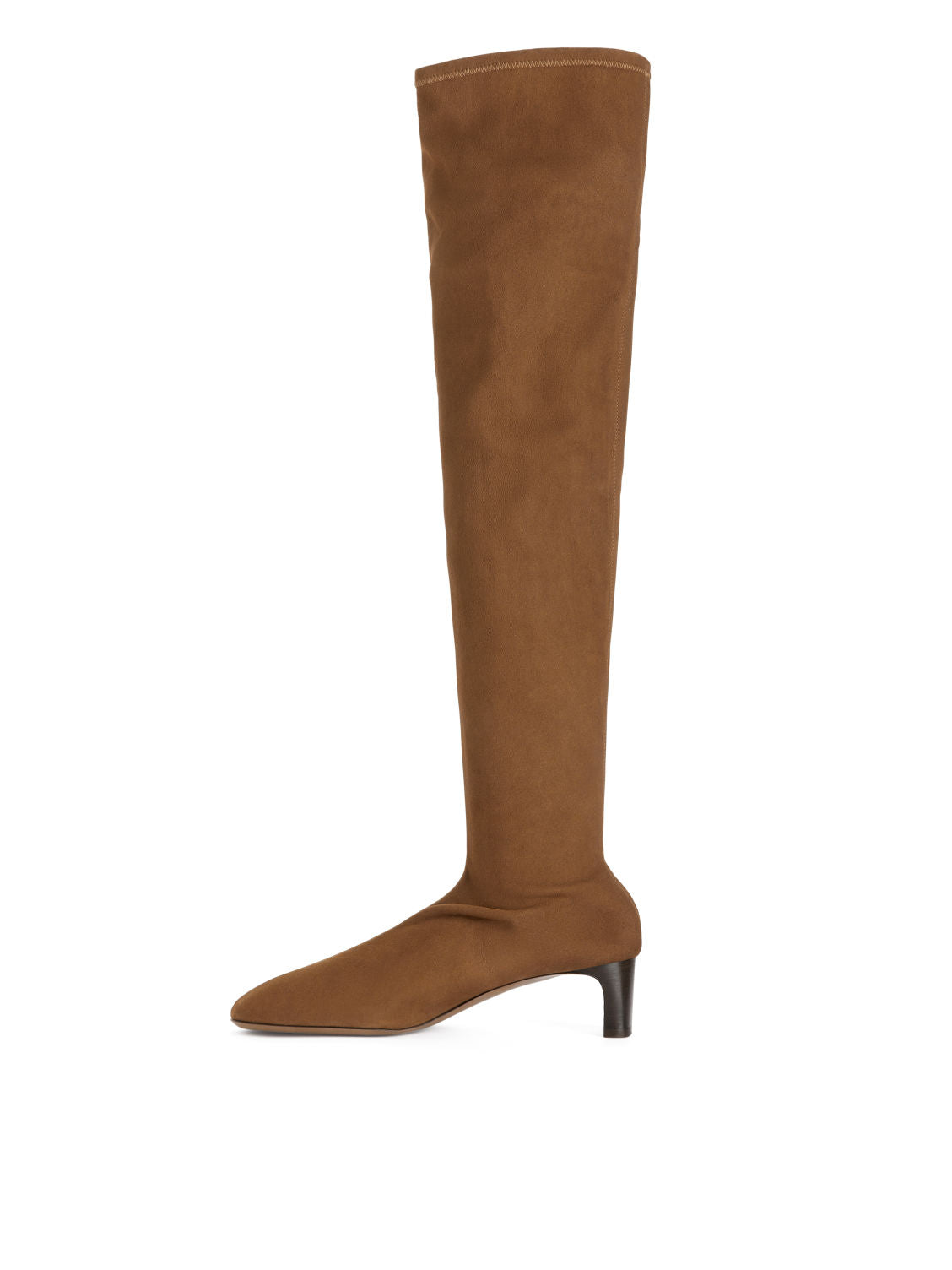 Suede over-knee boots