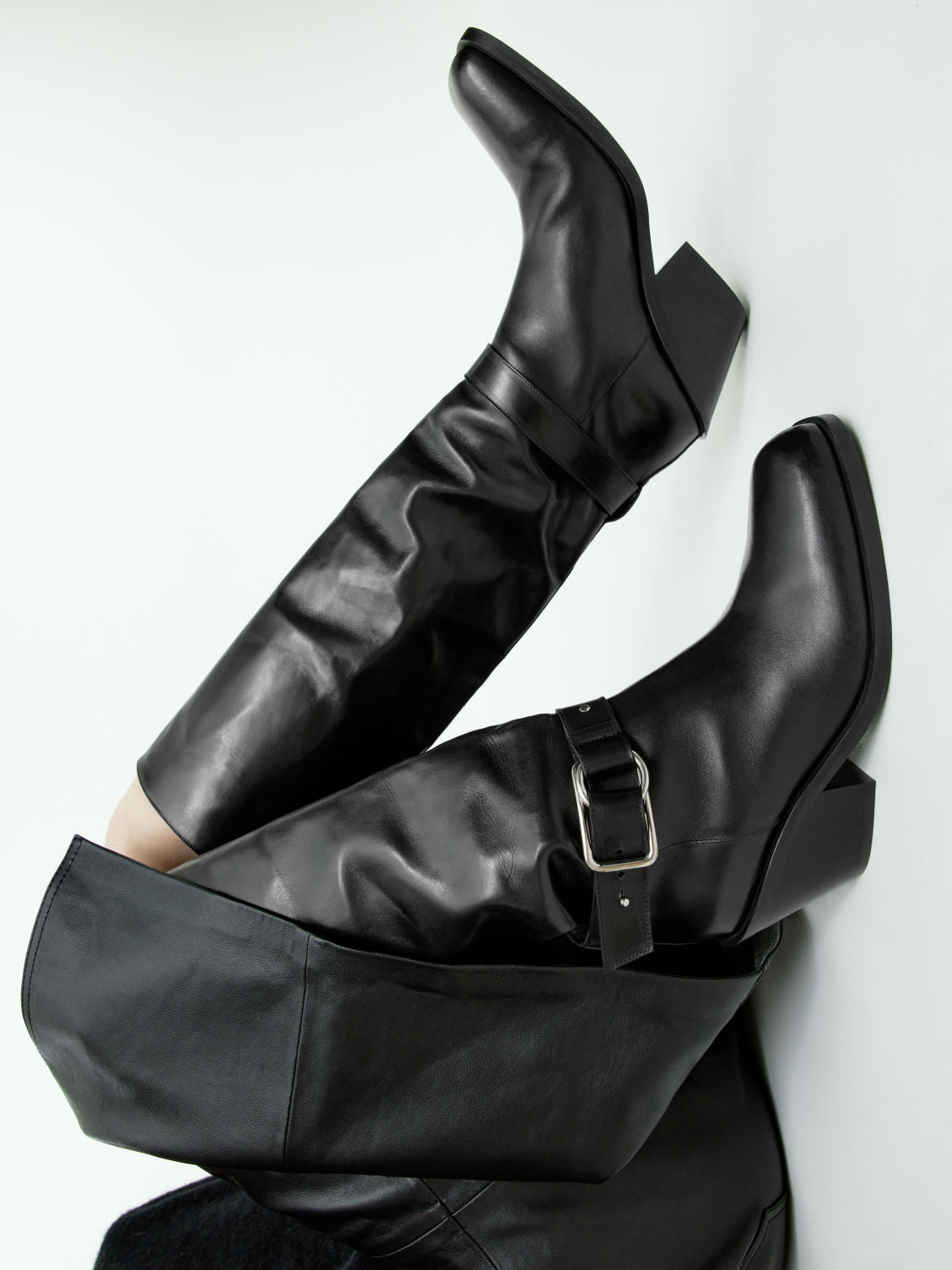 Knee-High leather boots