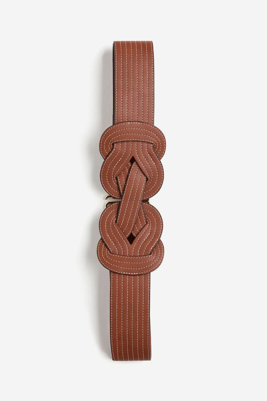 Knot-detail waist belt