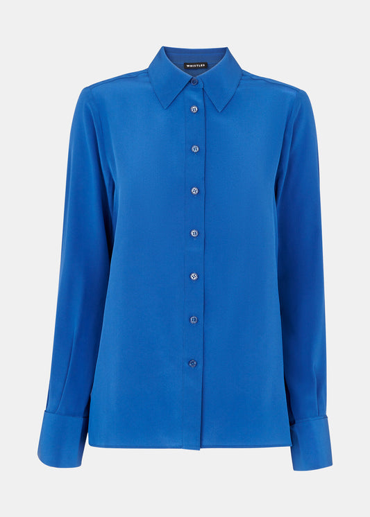 Blue ultimate silk shirt