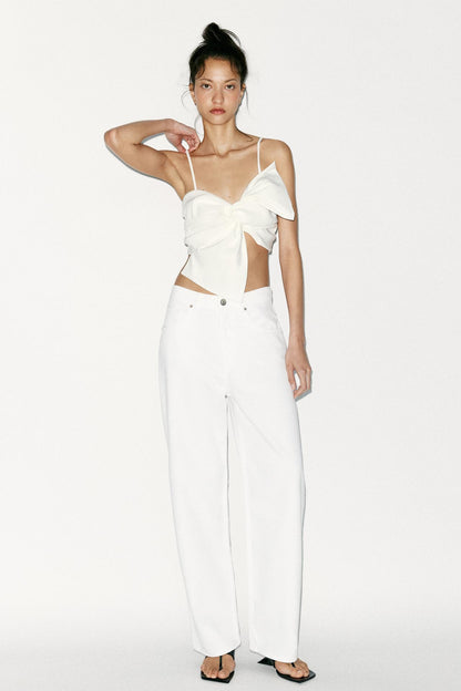 Maxi Bow Crop Top