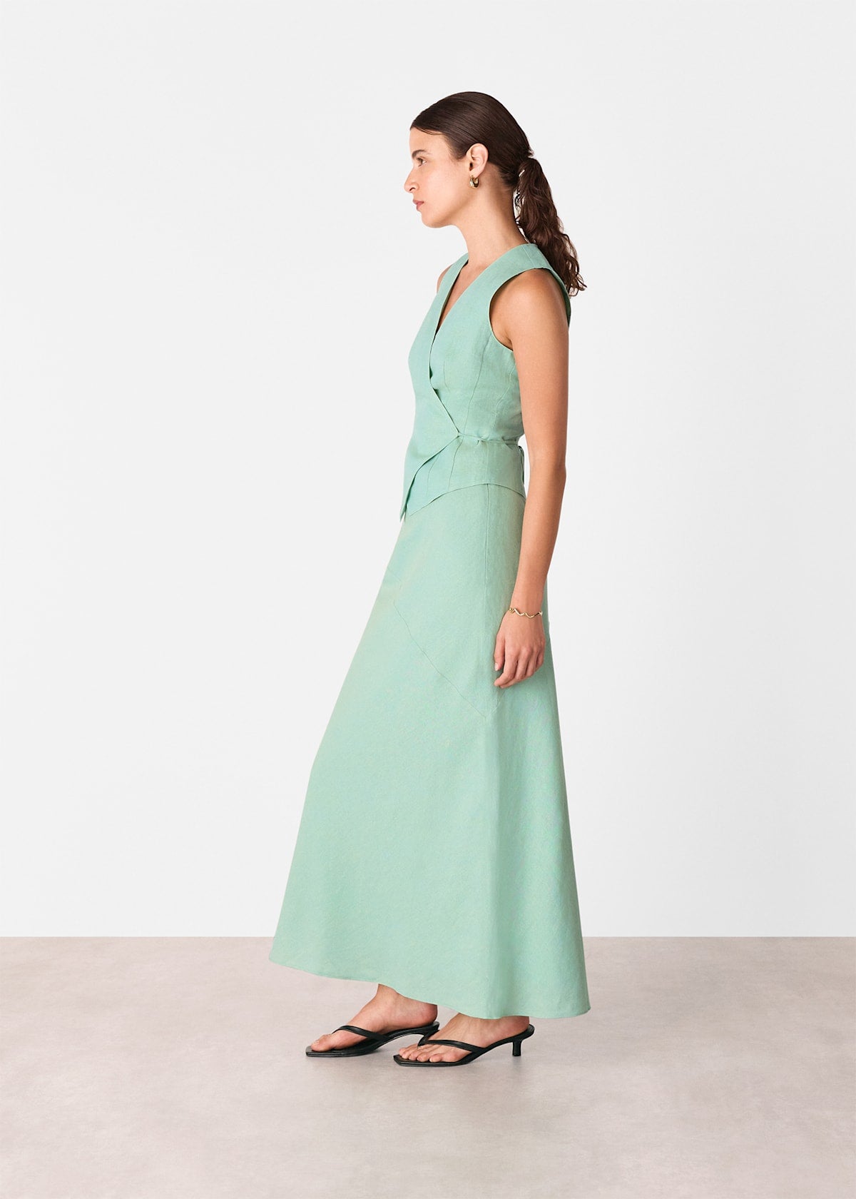 Mint Maxi Skirt