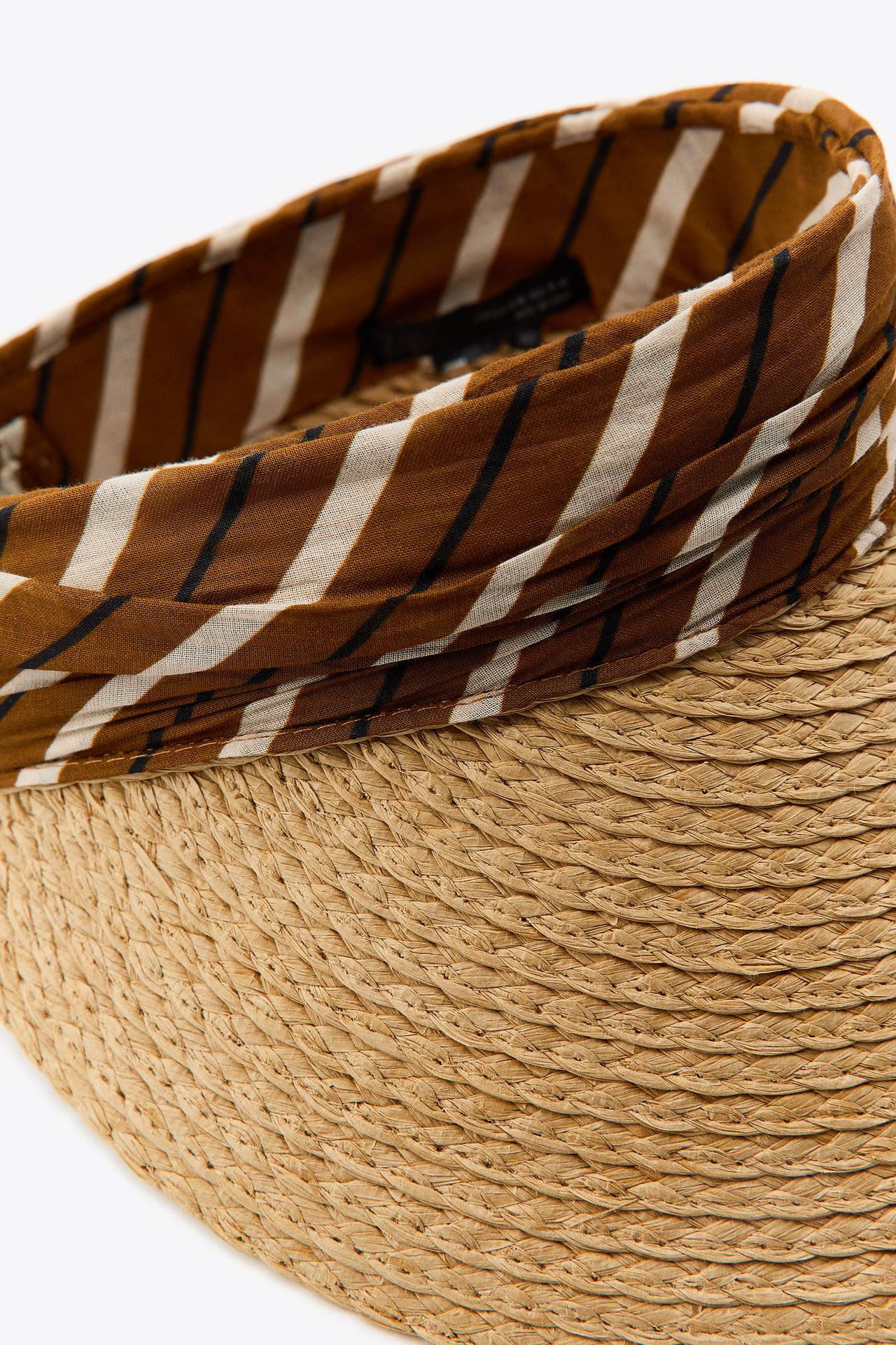 Animal Print Scarf Visor