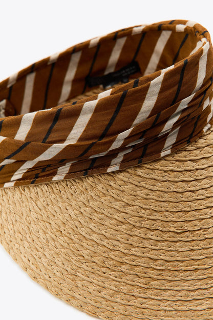 Animal Print Scarf Visor