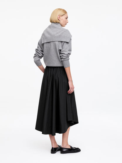 Wide Cotton Skirt