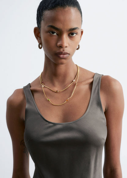 Satin Slip Mini Dress