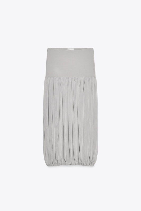 Balloon Midi Skirt
