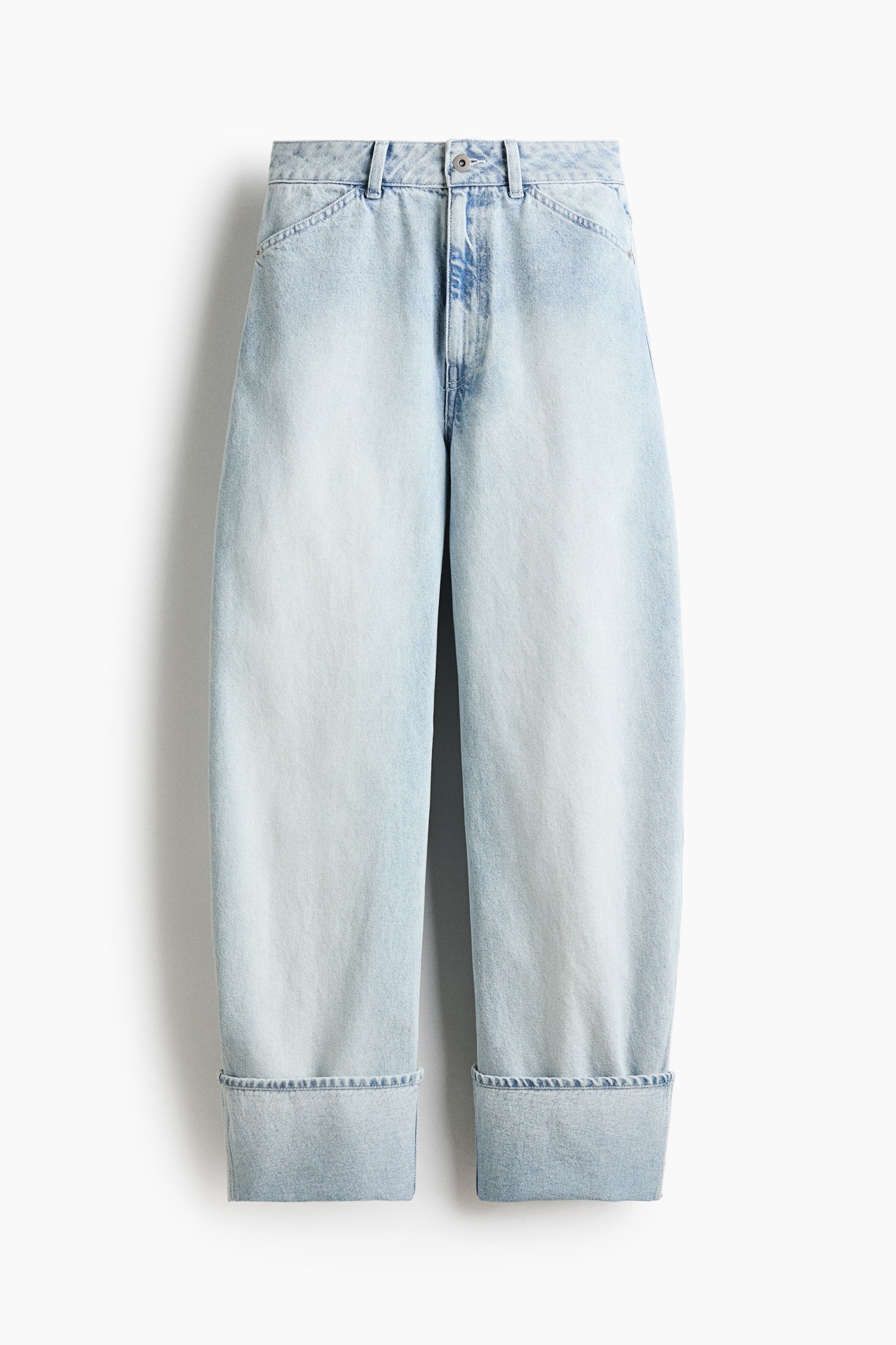 Barrel Leg Regular Waist Jeans