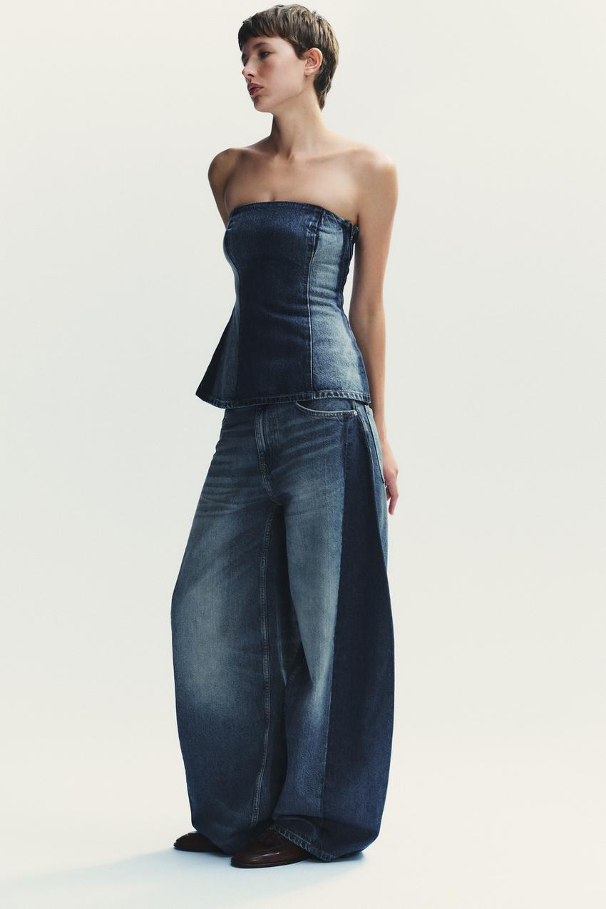 High-Waist Oversize Balloon Jeans