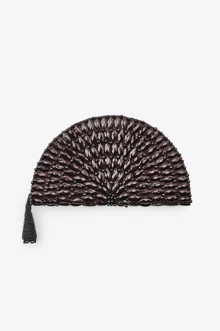 Beaded Fan Bag