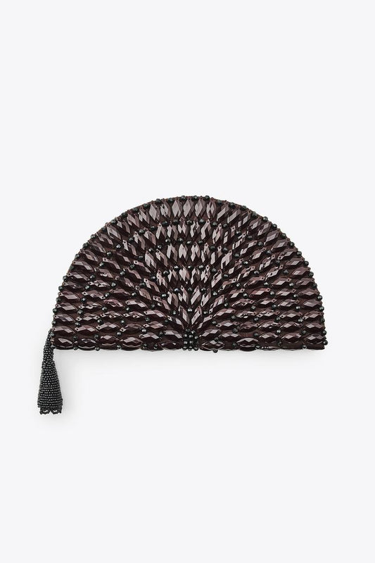 Beaded Fan Bag