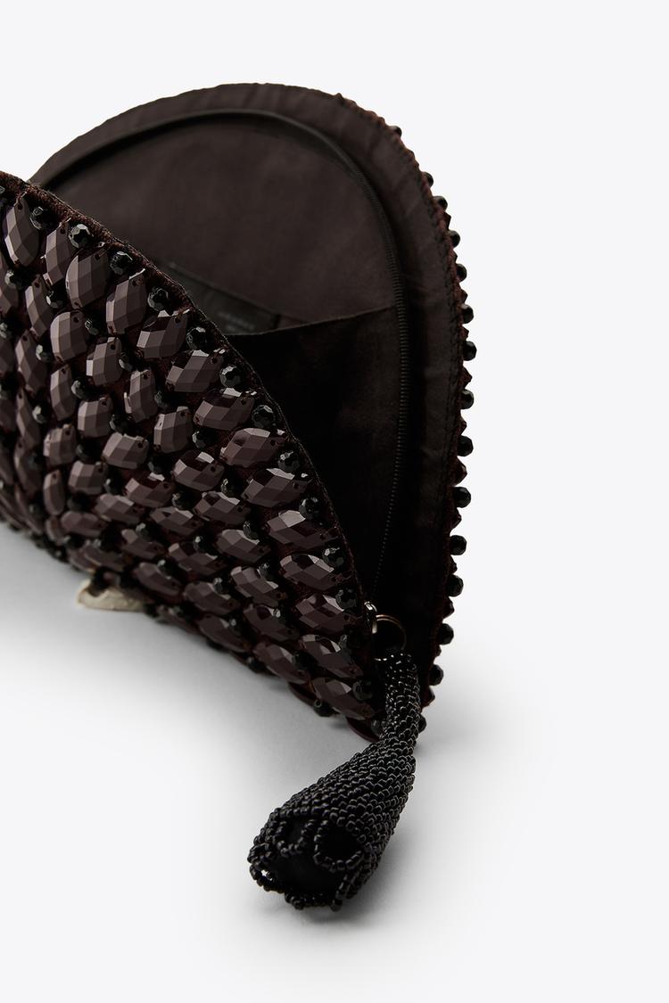 Beaded Fan Bag