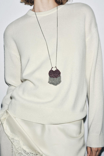 Long Sleeve 100% Cashmere Sweater