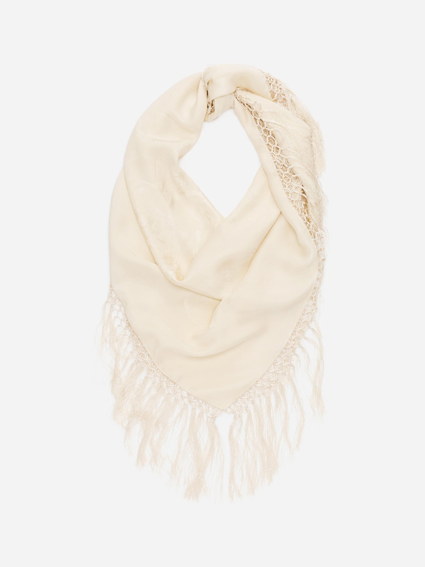 Jacquard Silk Scarf