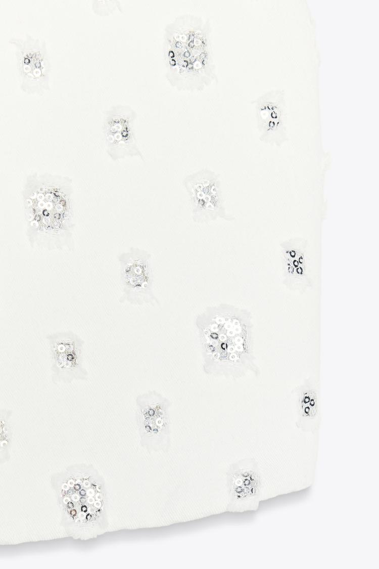 Short Sequin Waistcoat