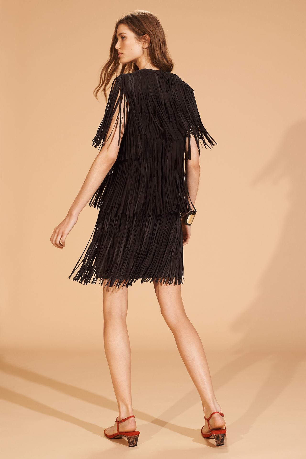 Limited Edition Suede Leather Fringe Dress