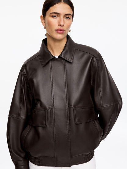 Relaxed Leather Jacket