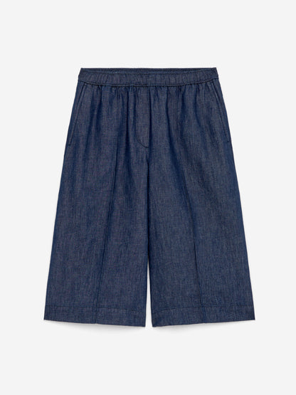 Cotton-Linen Shorts