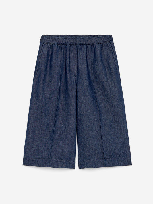 Cotton-Linen Shorts