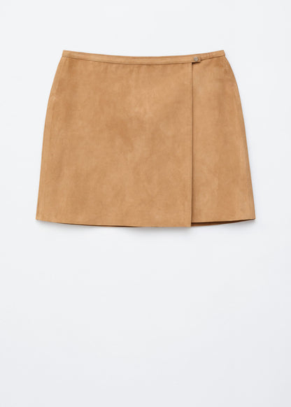 Suede Mini Skirt