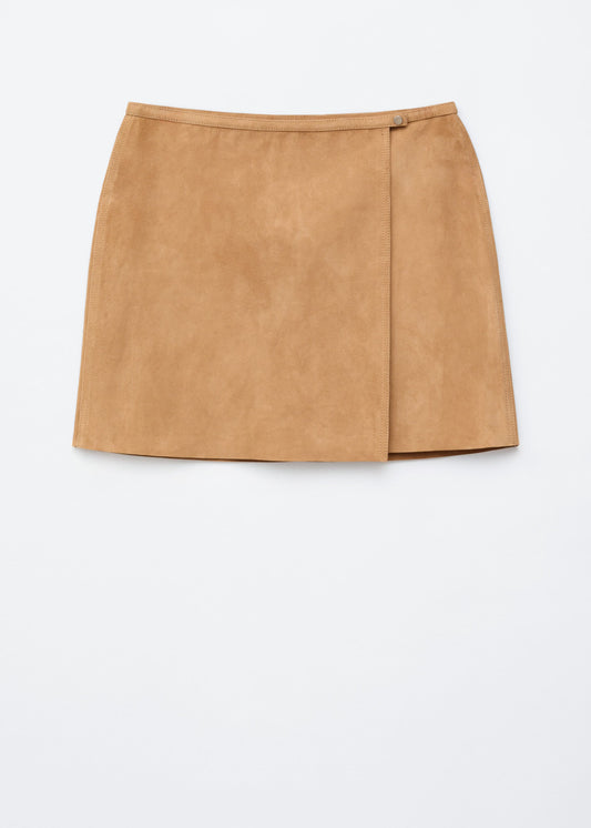 Suede Mini Skirt