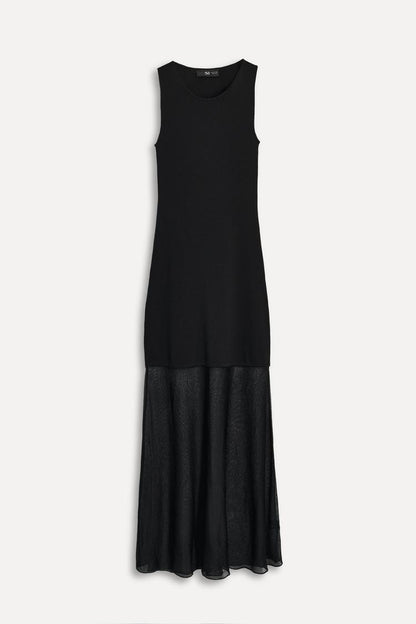 Contrast Knit Dress 50th Anniversary