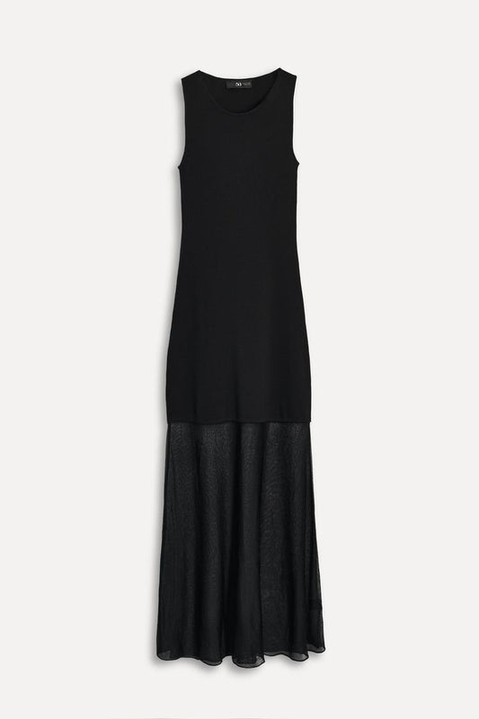 Contrast Knit Dress 50th Anniversary