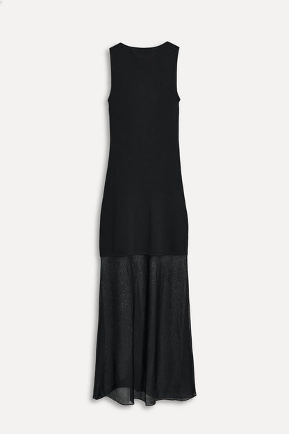 Contrast Knit Dress 50th Anniversary