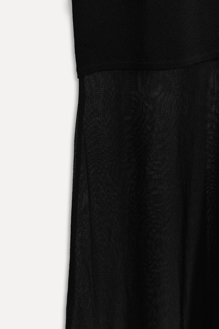 Contrast Knit Dress 50th Anniversary