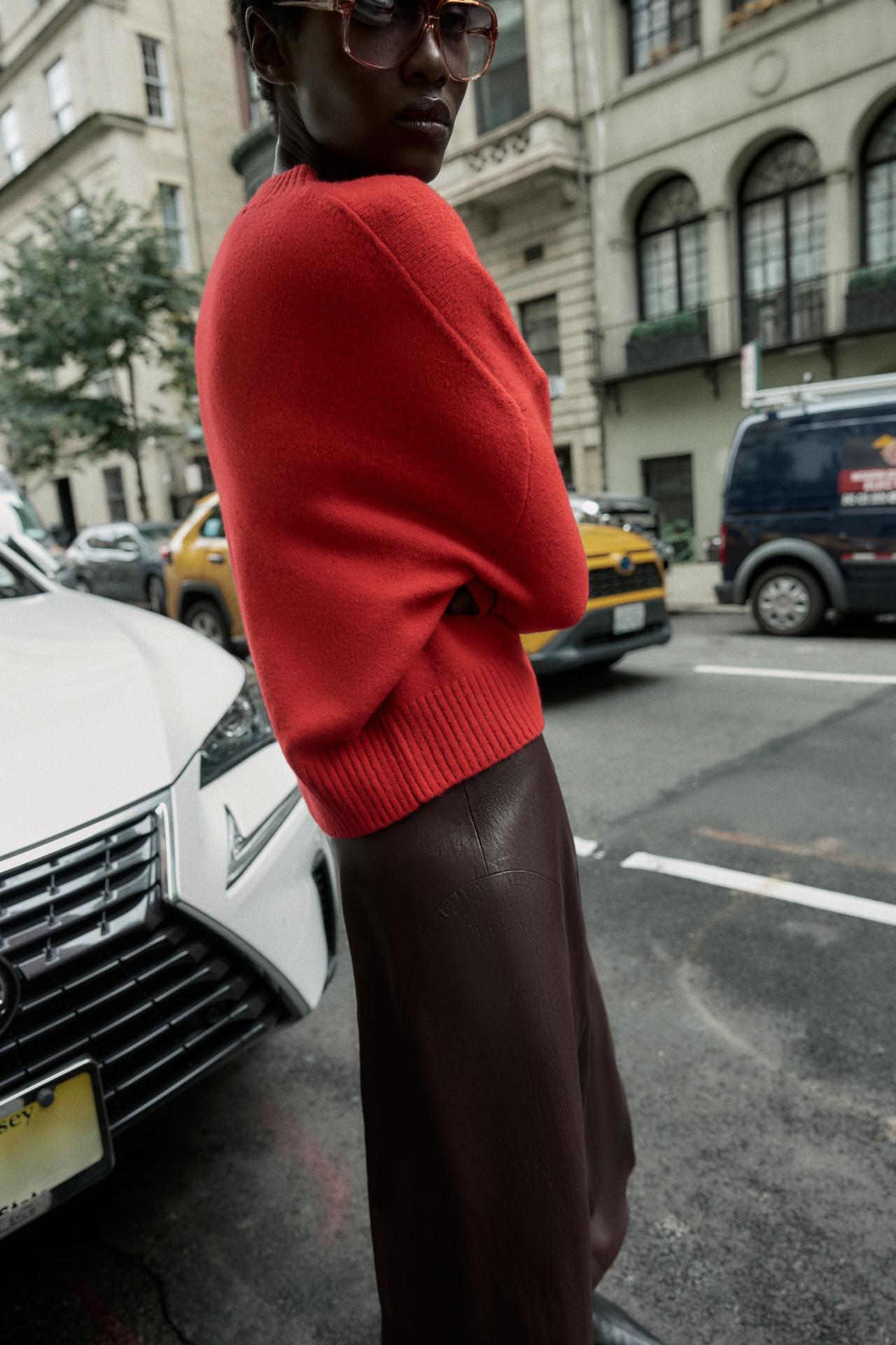 Soft Plain Knit Sweater