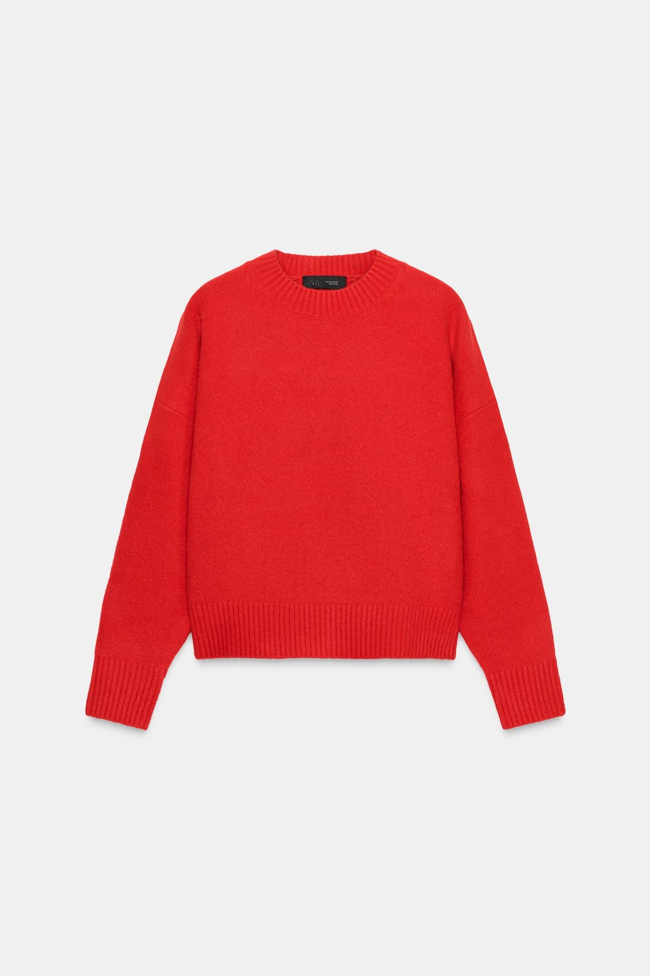 Soft Plain Knit Sweater