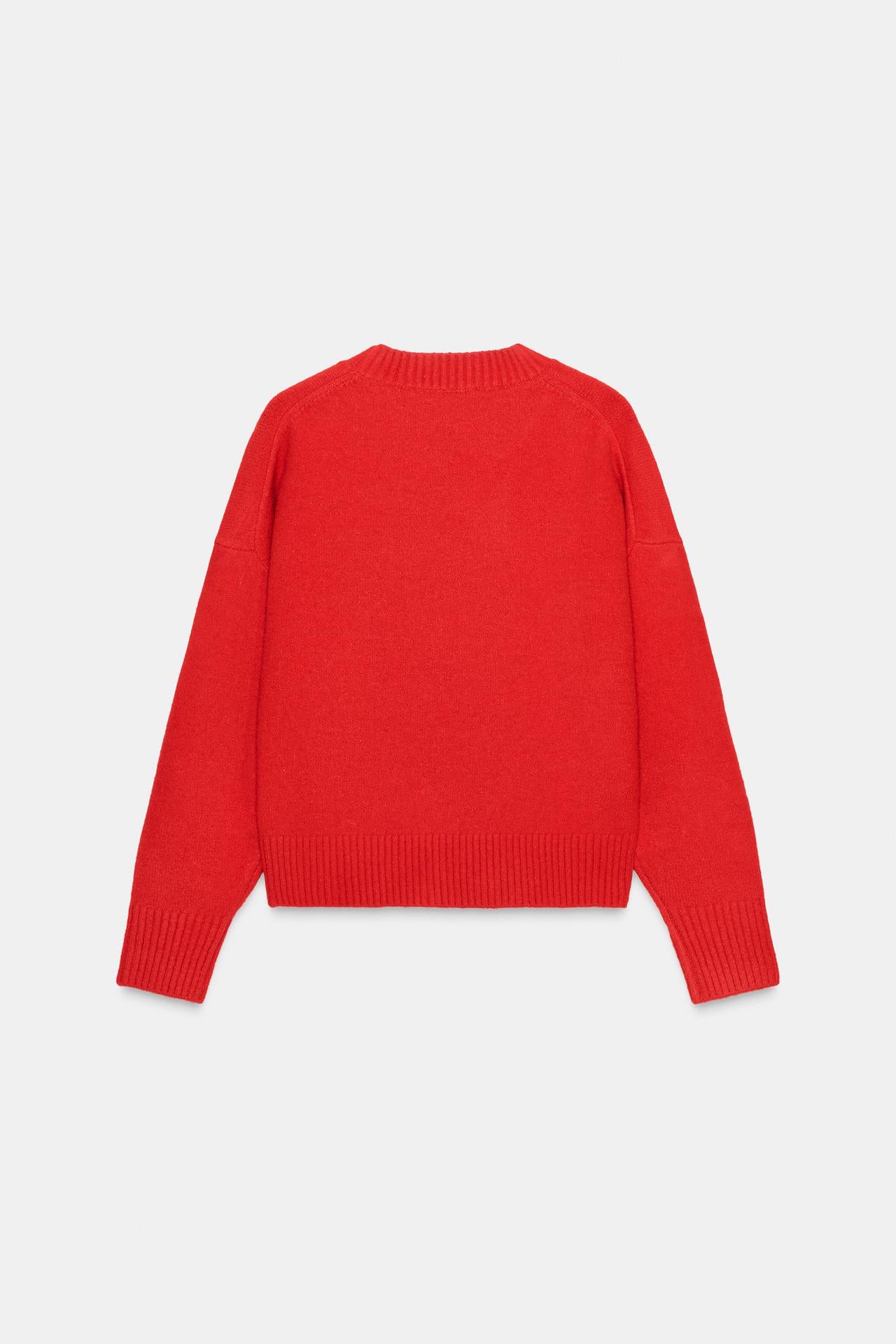 Soft Plain Knit Sweater