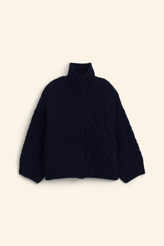 Limited edition 100% wool knit jacket