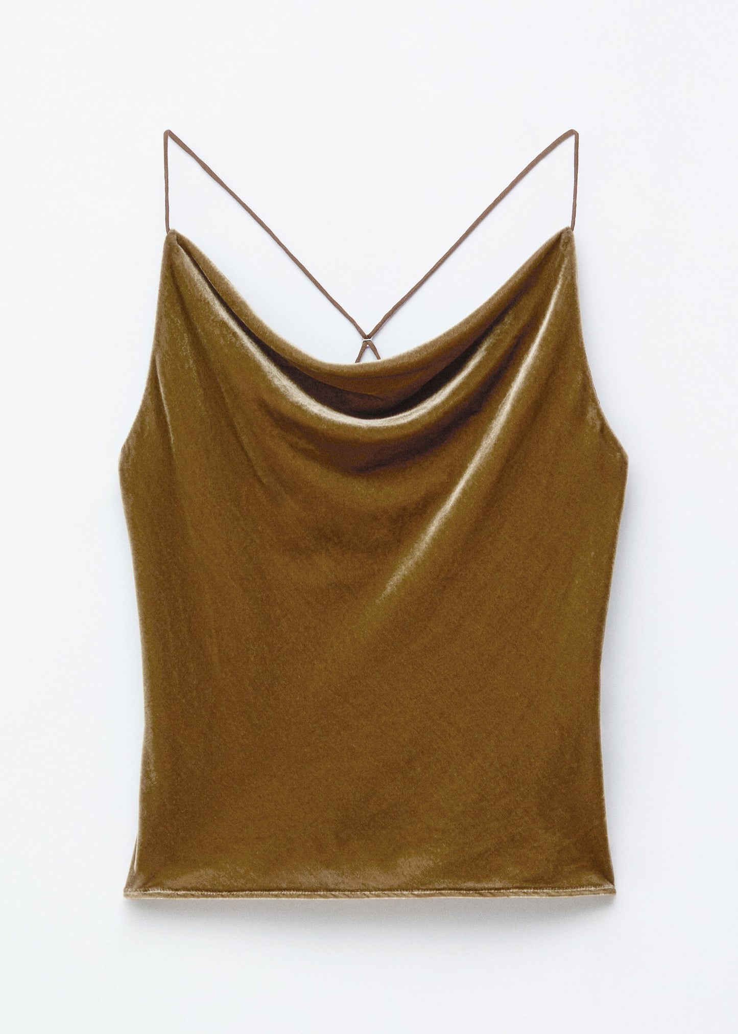 Strappy Velvet Top