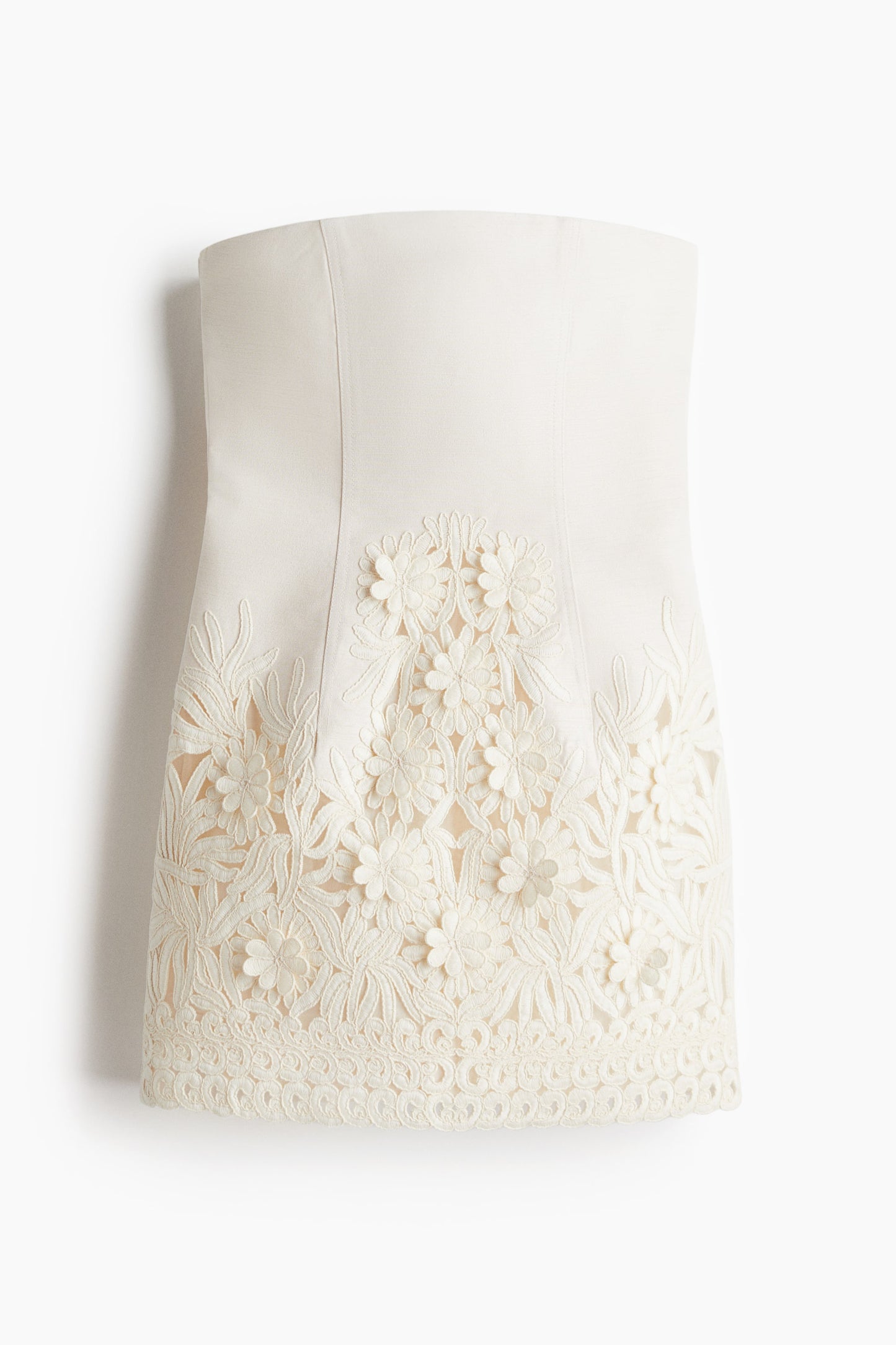 Appliquéd bandeau dress