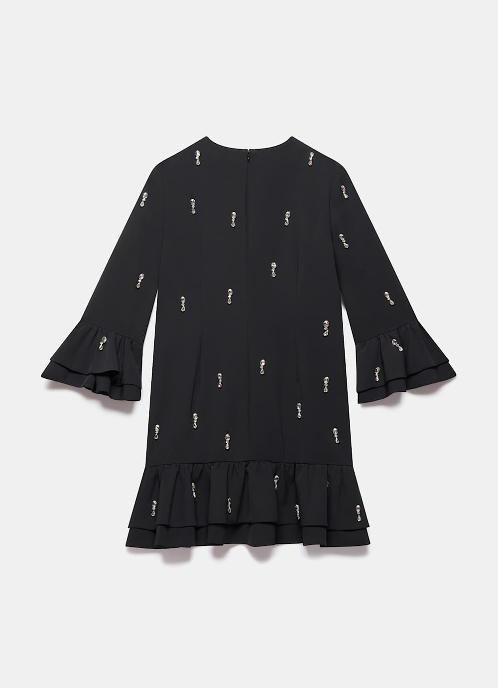 Black Embellished Mini Dress