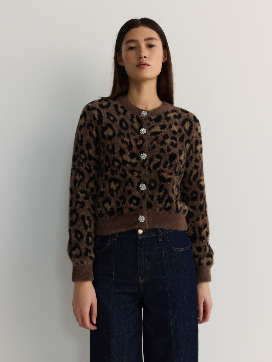 Leopard Print Cardigan