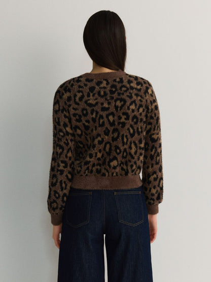 Leopard Print Cardigan