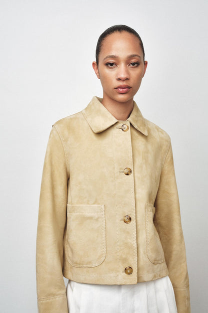 ZW Collection Limited Edition 100% Suede Leather Jacket