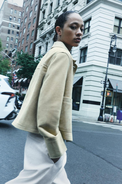 ZW Collection Limited Edition 100% Suede Leather Jacket