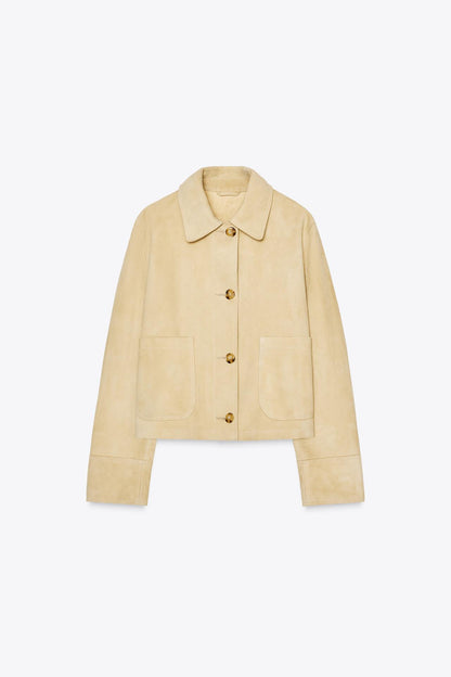 ZW Collection Limited Edition 100% Suede Leather Jacket