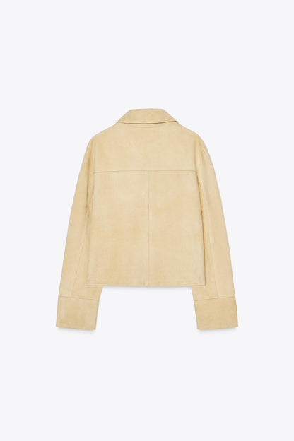 ZW Collection Limited Edition 100% Suede Leather Jacket