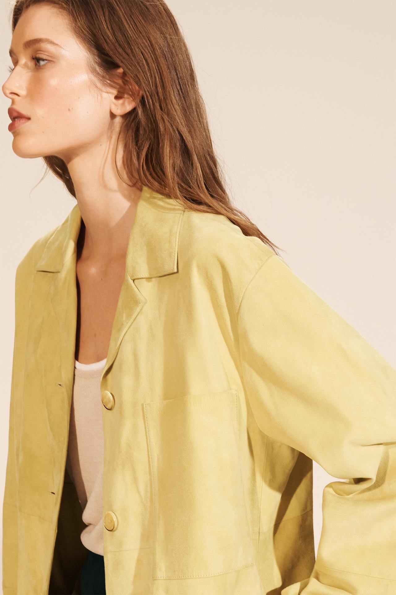 Limited Edition Suede Leather Pocket Shirt
