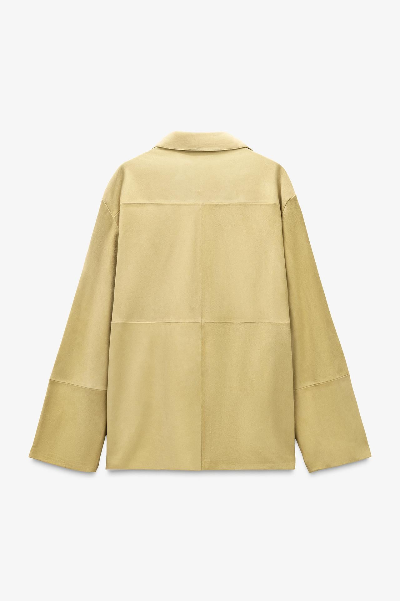 Limited Edition Suede Leather Pocket Shirt